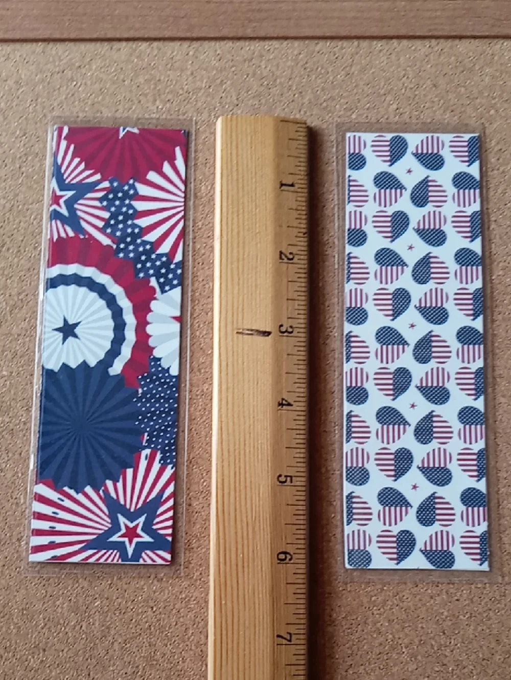 Reversible Patriotic Bookmarks❤️💙